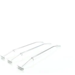 XPOtool 3x Flachplanenbügel für Anhänger 100-145 cm, verstellbare Aluminiumbügel für Anhängerplanen, Planenspanner für Flachplanen
