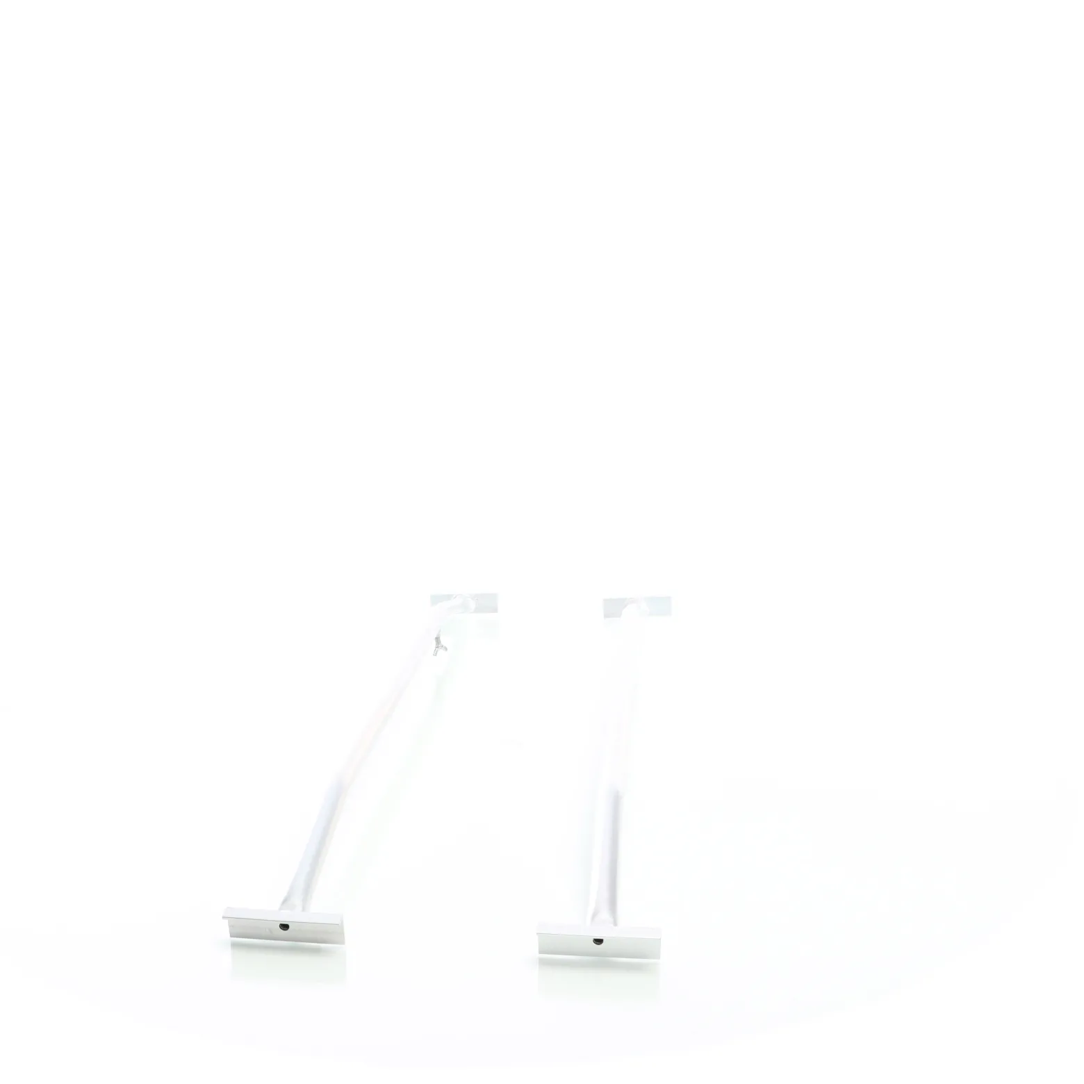 XPOtool 2x Flachplanenbügel für Anhänger 100-145 cm, verstellbare Aluminiumbügel für Anhängerplanen, Planenspanner für Flachplanen