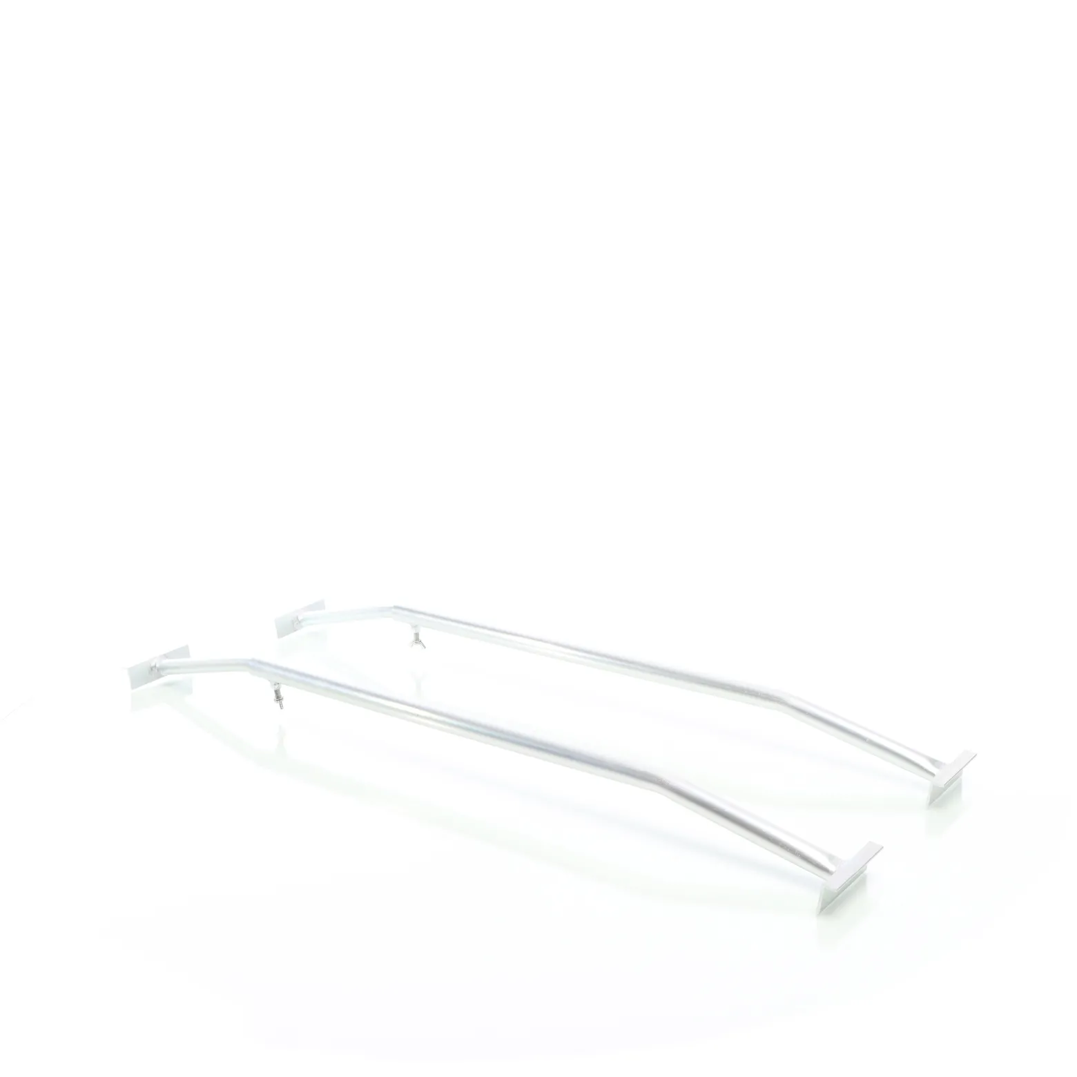 XPOtool 2x Flachplanenbügel für Anhänger 100-145 cm, verstellbare Aluminiumbügel für Anhängerplanen, Planenspanner für Flachplanen