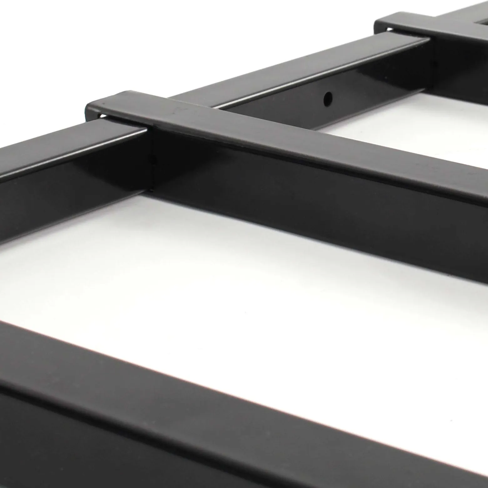 XPOtool 2x Metallregal zur Holzlagerung, 310 x 30 x 455 mm, Kragarmregal mit 3 Etagen, Schwerlastregal 50 kg pro Ebene in Schwarz