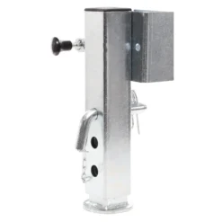 XPOtool 2x Stützfuß 350 mm Schwenkstütze bis 1300 kg aus Stahl für Anhänger inkl. Befestigungsmaterial