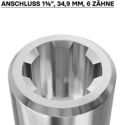 Zapfwellen Buchse B-Typ 80 mm für Vielkeilwelle PTO-Shaft mit 1 3/8