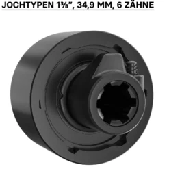 Zapfwellen Freilaufkupplung 201mm, 1 3/8