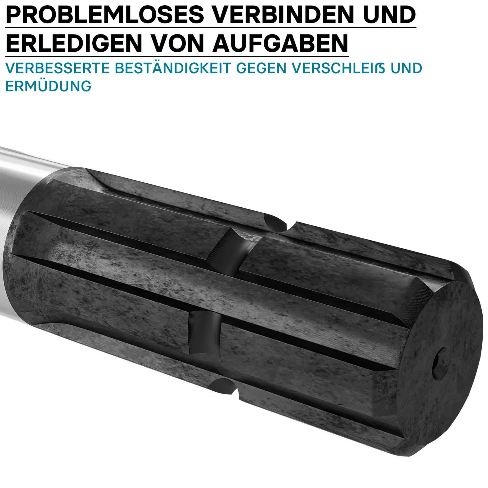 Zapfwellen Keilwelle B1 300 mm Vielkeilwelle für PTO-Shaft mit 1 3/8" Z6 6 Zähne Traktor Anbaugerät