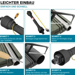 Zapfwelle T6 Gelenkwelle 1270-1397mm 830Nm 540U/min, PTO-Shaft, 74kW (100PS), 2x 1 3/8
